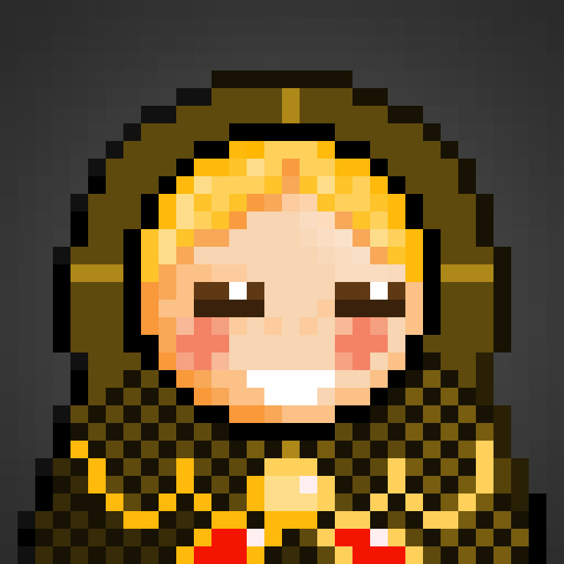 Matryoshka №2 in Pixel Art Style by Igor Sorokin.