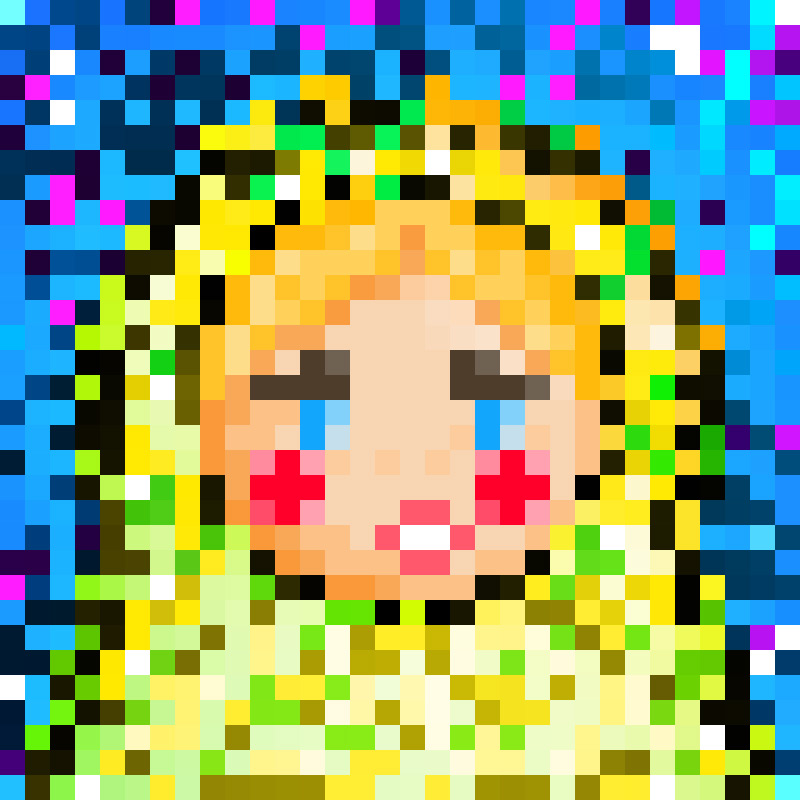 Matryoshka №6 in Pixel Art Style by Igor Sorokin.