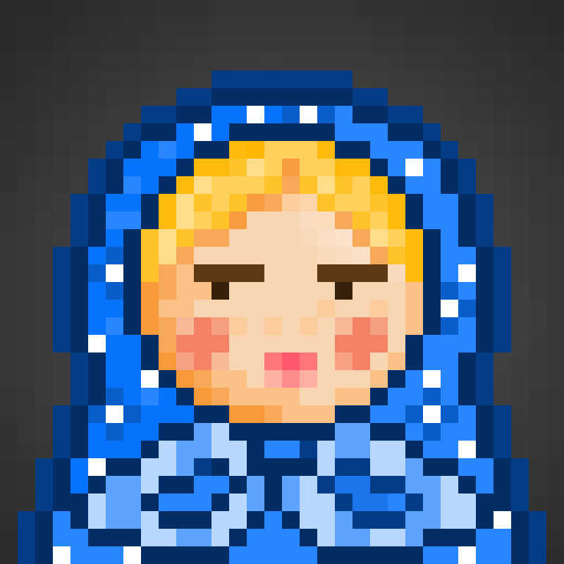 Matryoshka №4 in Pixel Art Style by Igor Sorokin.