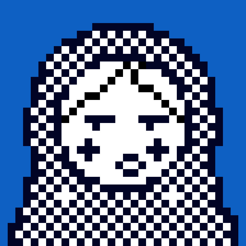 Matryoshka №7 in Pixel Art Style by Igor Sorokin. Матрешка в пиксельном стиле. Автор Игорь Сорокин.
