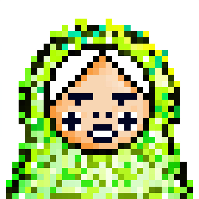 NFT Matryoshka №14 in Pixel Art Style by Igor Sorokin. TON blockchain. НФТ Матрешка в пиксельном стиле №14. Автор Игорь Сорокин. Блокчейн ТОН.