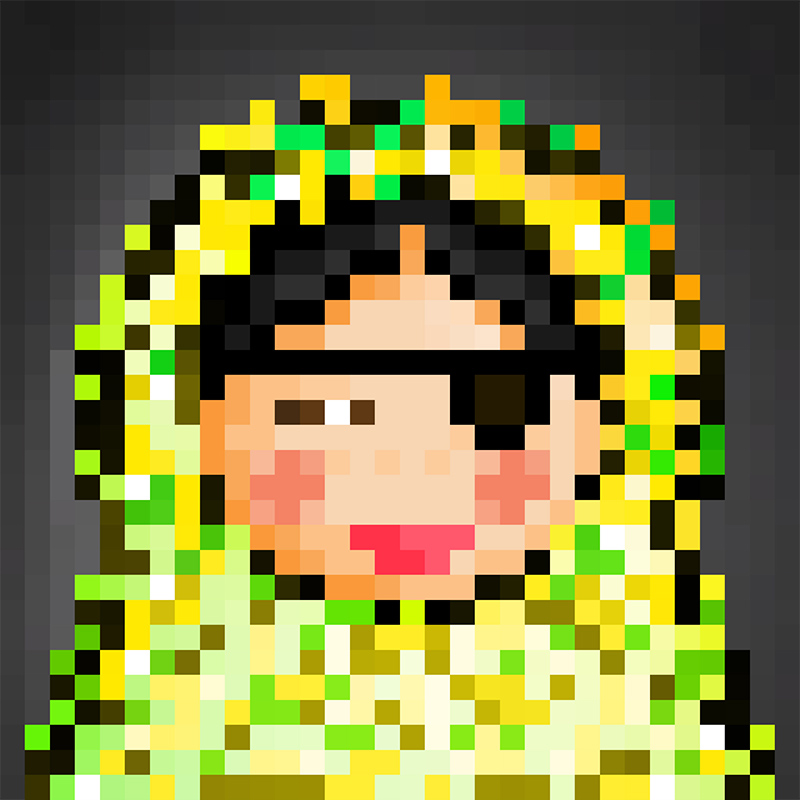 NFT Matryoshka №15 in Pixel Art Style by Igor Sorokin. TON blockchain. НФТ Матрешка в пиксельном стиле №15. Автор Игорь Сорокин. Блокчейн ТОН.