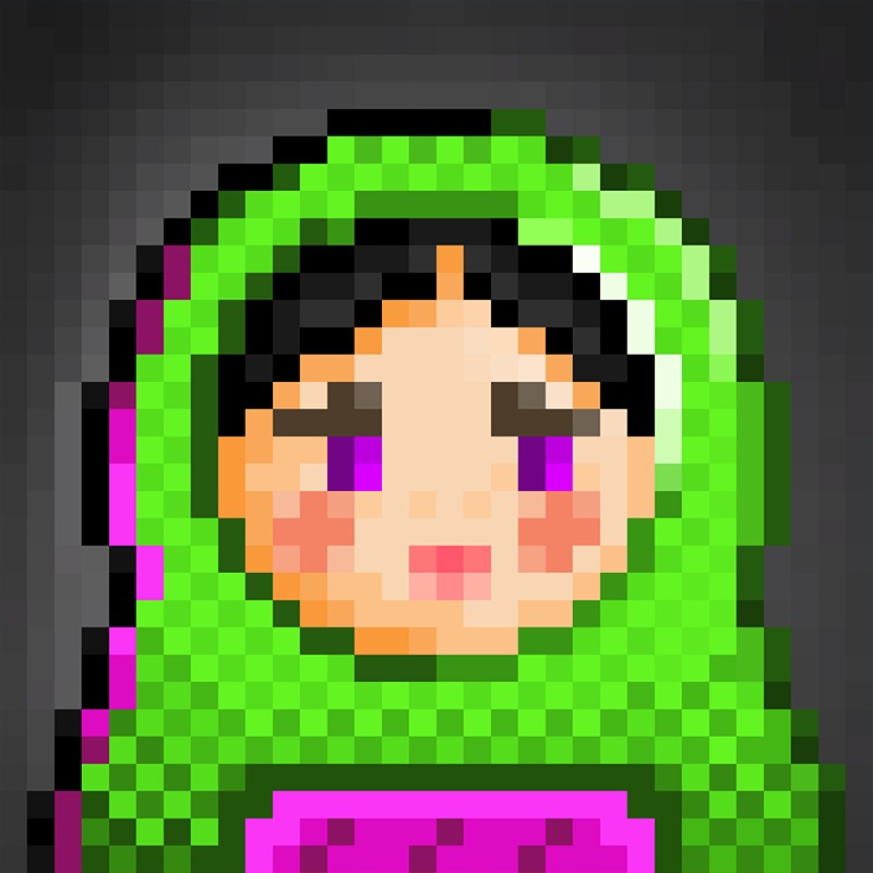 NFT Matryoshka №26 in Pixel Art Style by Igor Sorokin. TON blockchain. НФТ Матрешка в пиксельном стиле №26. Автор Игорь Сорокин. Блокчейн ТОН.