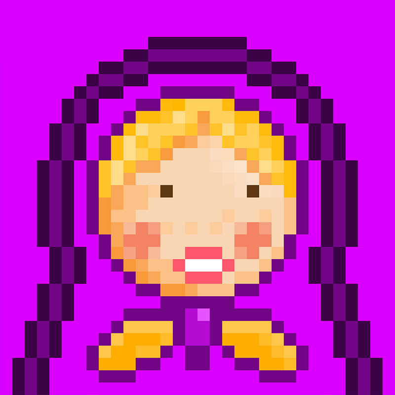 NFT Matryoshka №29 in Pixel Art Style by Igor Sorokin. TON blockchain. НФТ Матрешка в пиксельном стиле №29. Автор Игорь Сорокин. Блокчейн ТОН.