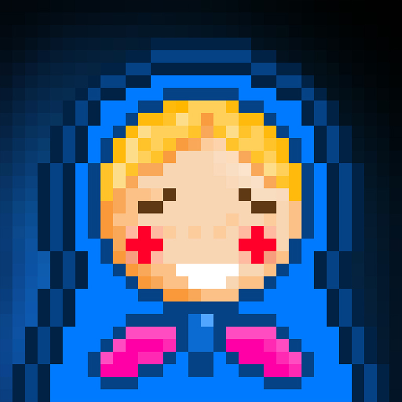 NFT Matryoshka №31 in Pixel Art Style by Igor Sorokin. TON blockchain. НФТ Матрешка в пиксельном стиле №31. Автор Игорь Сорокин. Блокчейн ТОН.