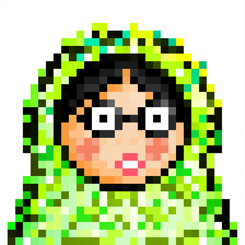 NFT Matryoshka №35 in Pixel Art Style by Igor Sorokin. TON blockchain. НФТ Матрешка в пиксельном стиле №35. Автор Игорь Сорокин. Блокчейн ТОН.