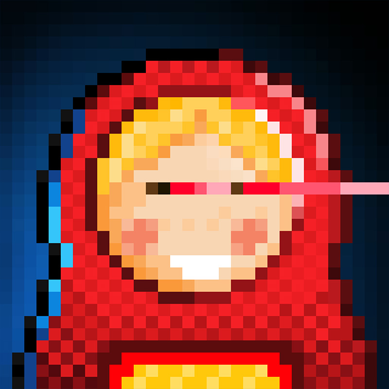 NFT Matryoshka №3 in Pixel Art Style by Igor Sorokin. TON blockchain. НФТ Матрешка в пиксельном стиле №3. Автор Игорь Сорокин. Блокчейн ТОН.