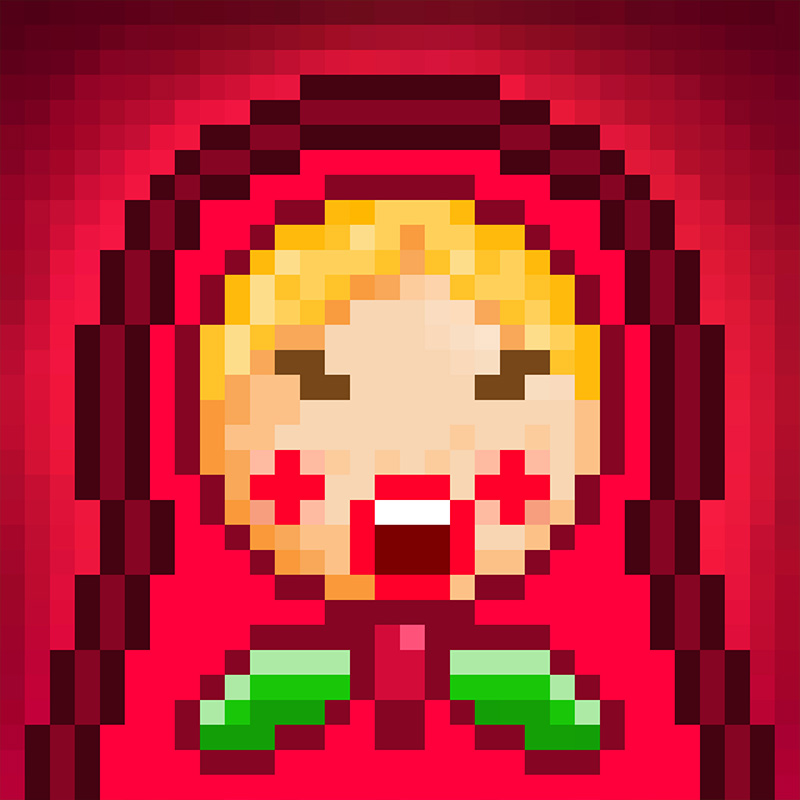 NFT Matryoshka №9 in Pixel Art Style by Igor Sorokin. TON blockchain. НФТ Матрешка в пиксельном стиле №9. Автор Игорь Сорокин. Блокчейн ТОН.